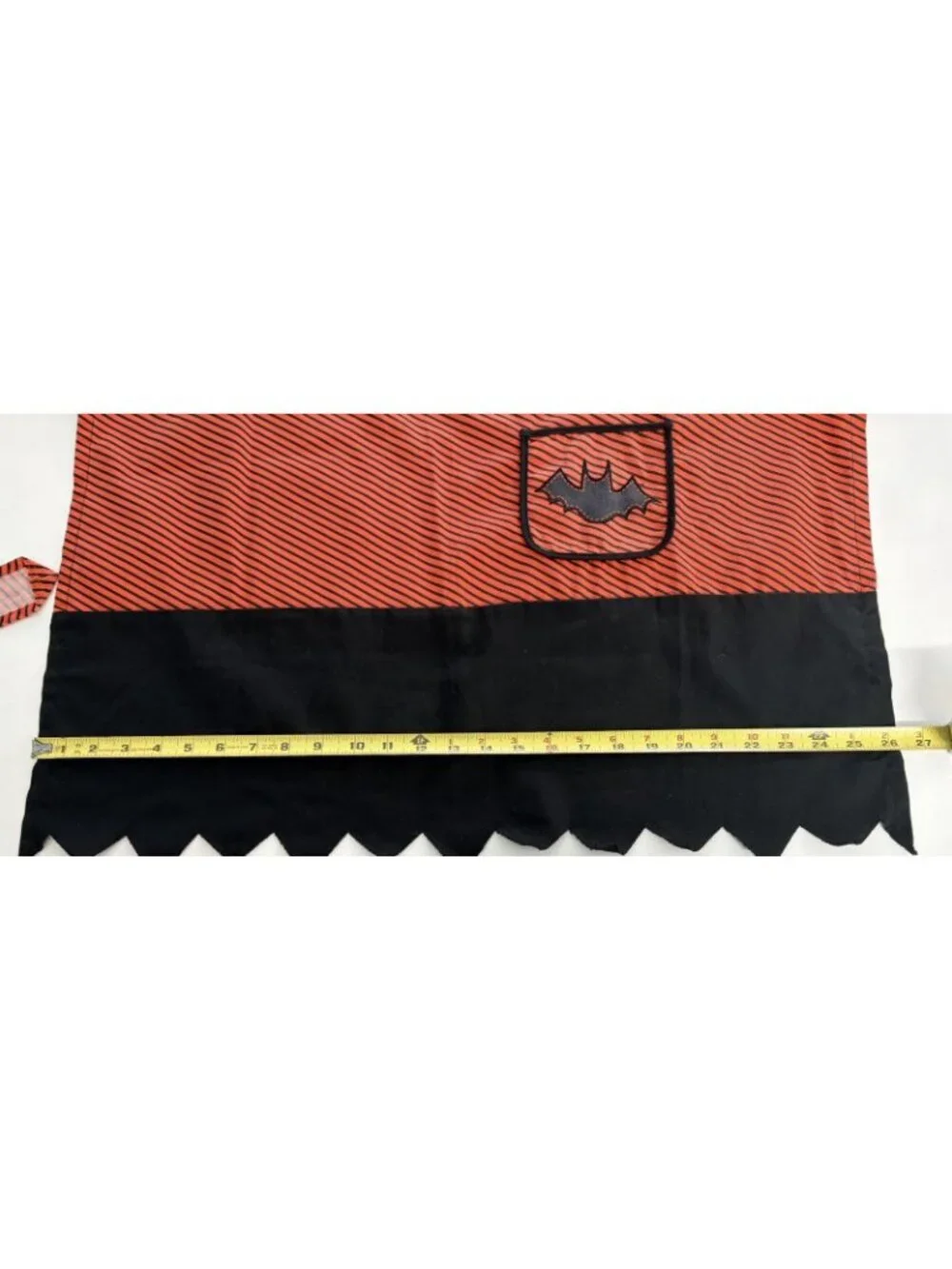 Vintage Kmart Halloween Bat Witch Apron Pocket Witchycore Fall Retro Kitchen